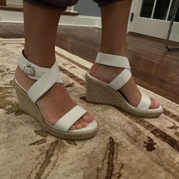Stuart Weitzman Wedge Sandal - Picture 1 of 10